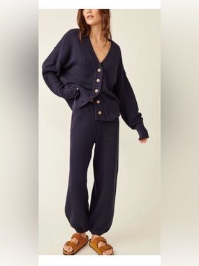 Free people beach Hailee cardi set